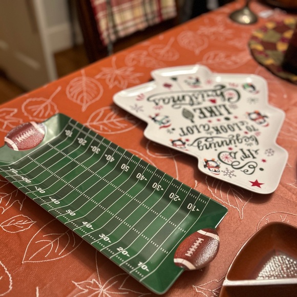 Christmas Tree Shaped Plate Penguin It’s Beginning to Look a lot like Christmas - Picture 9 of 16